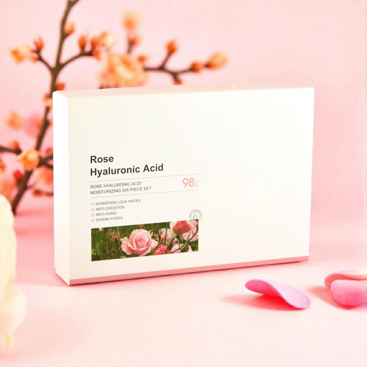 Kit de lujo bioaqua - acido hialuronico y extracto de rosas
